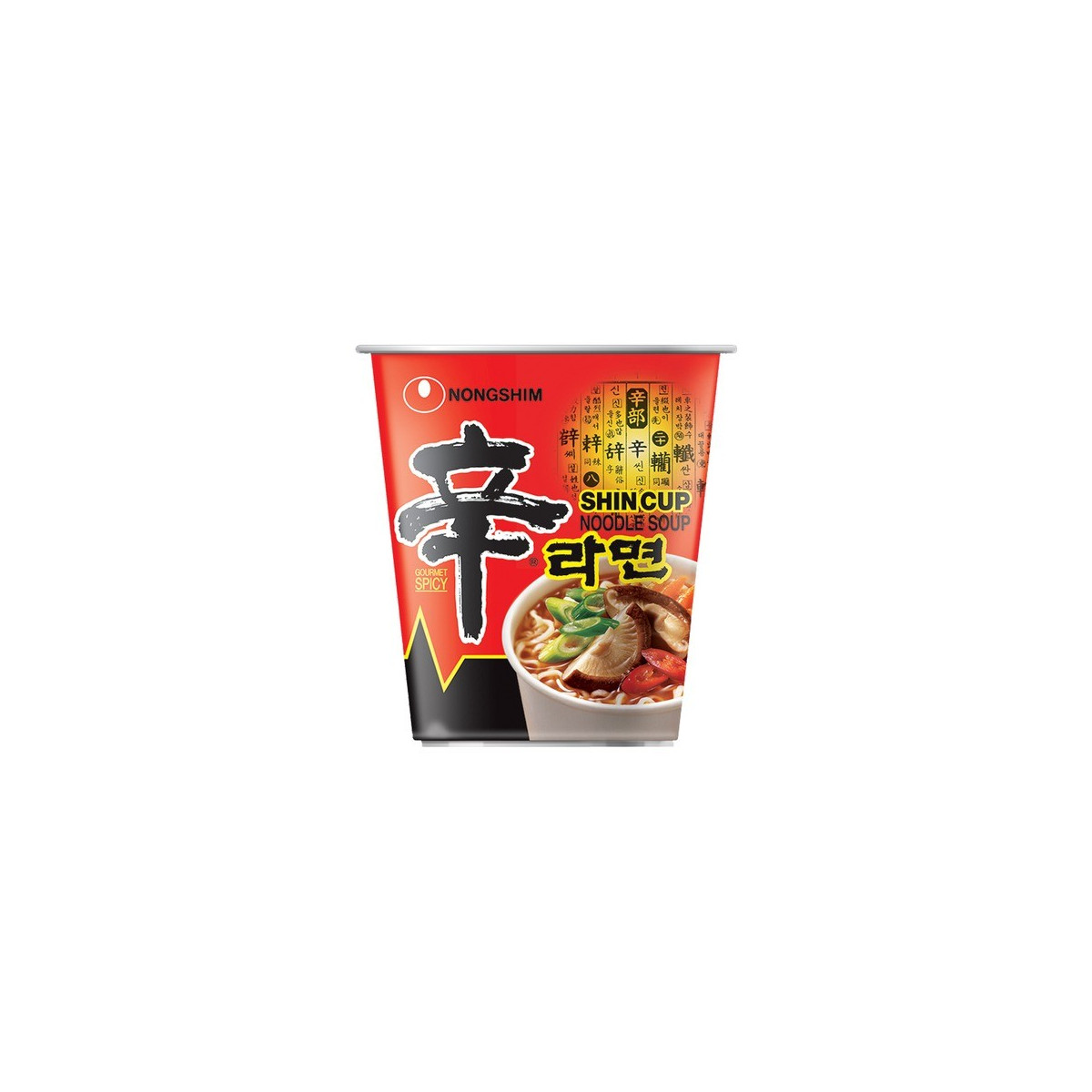 Instant Shin Noodles Hot & Spicy (Cup) 68g - Nong Shim