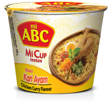 Supa instant cu pui si Curry (Pahar) 60g - ABC