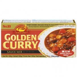 Pasta de Curry ,,Golden Mild" Japonia 92g - S&B