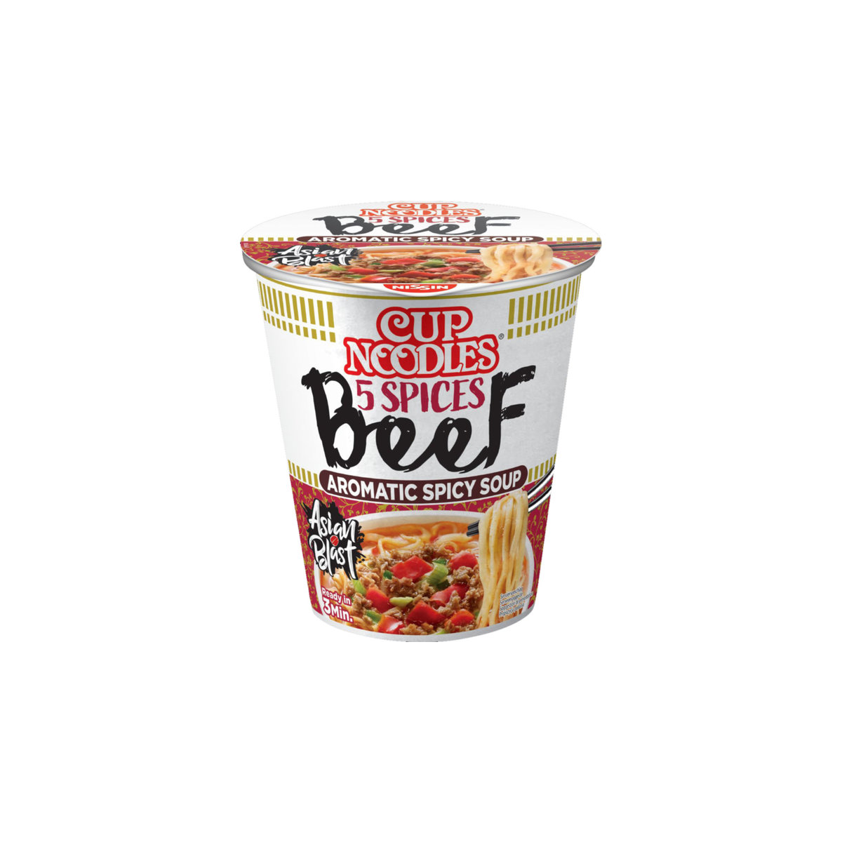 Cup Noodle 5 Spices Beef 64g - Nissin
