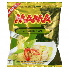 Instant Noodles Green Curry 55g - Mama