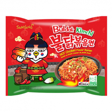Supa instant Ramen Kimchi 135g - Sam Yang