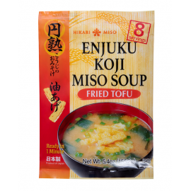 Supa Miso instant cu tofu prajt (8 portii) 155g - Hikari 