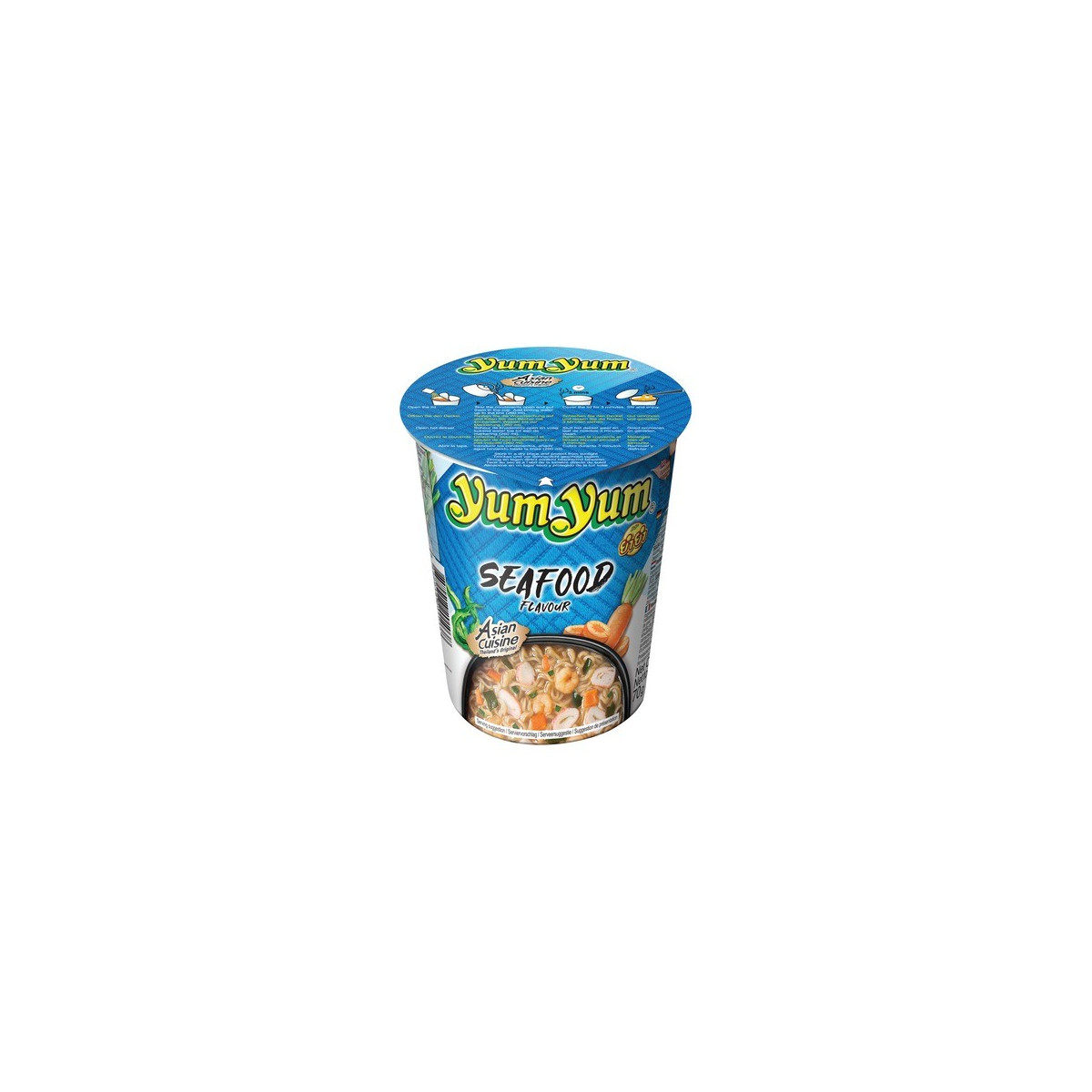Instant Noodles Spicy Seafood ( CUP) 70g - Yum Yum
