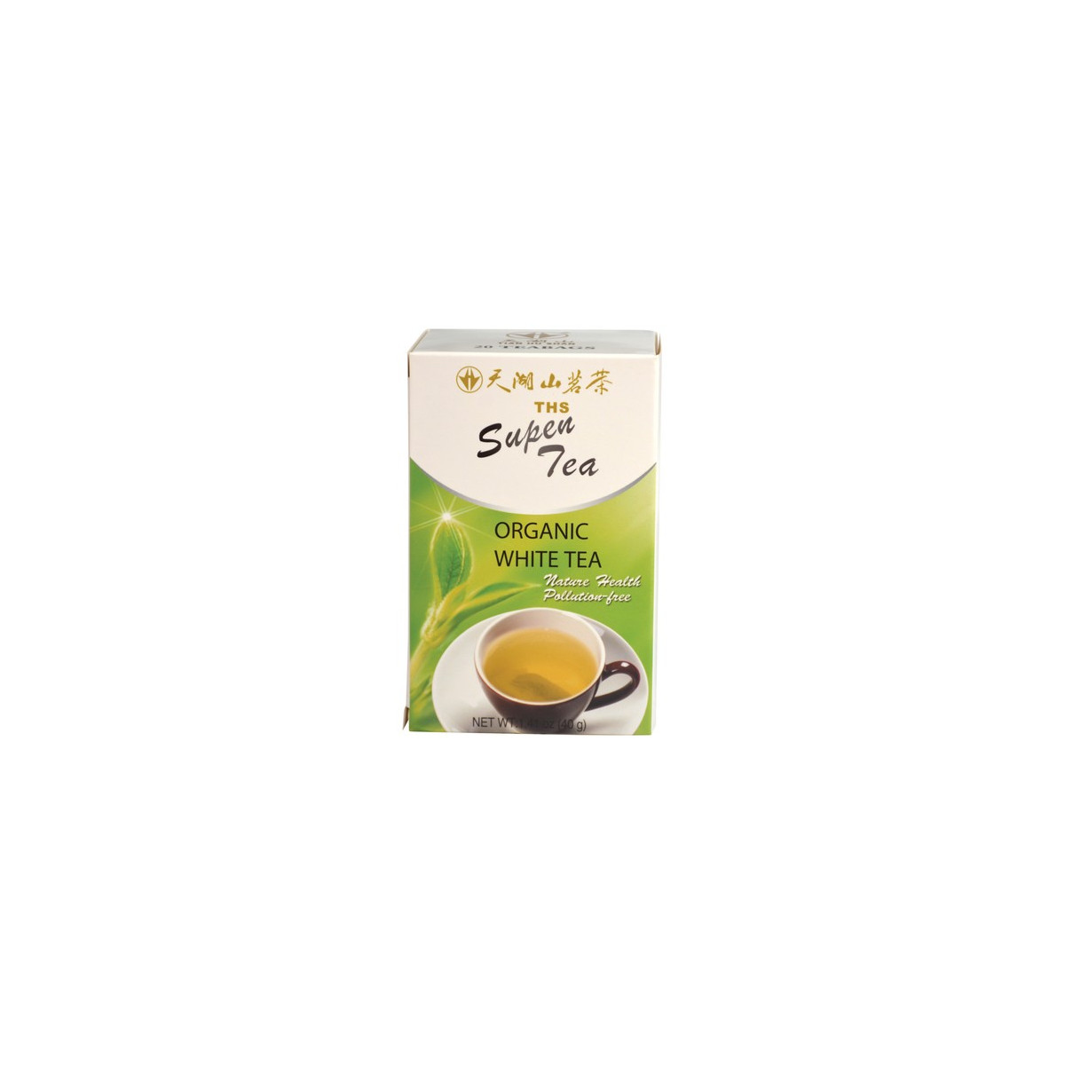 Ceai alb organic la plic 40g - Tian Hu Shan