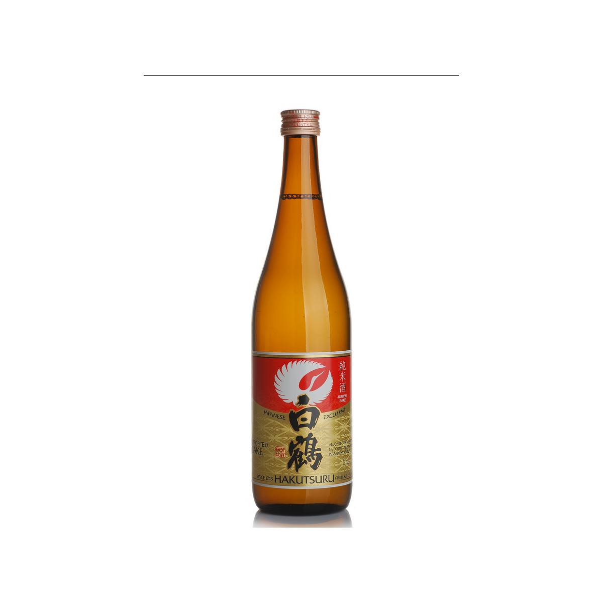 Sake Excellent Junmai 0.72L - Hakutsuru