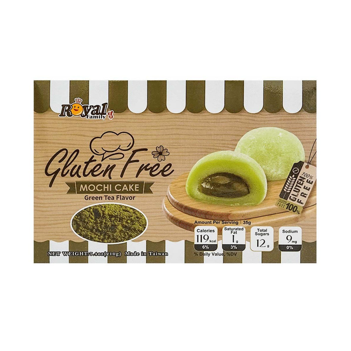 Mochi Green Tea Gluten Free 210g - Q